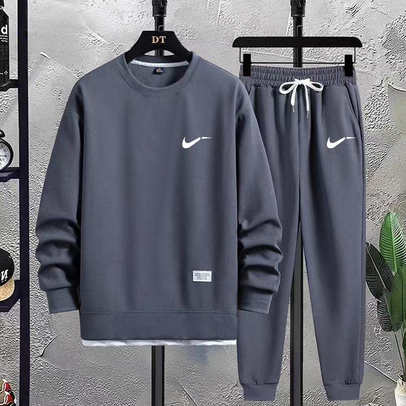 Crewneck Sweatshirt Joggingbroek Trainingspak Voor Mannen Zachte Casual Dagelijkse Set