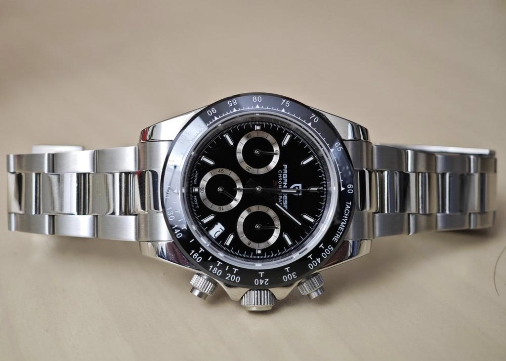 PAGANI DESIGN New 40MM Classics Fashion Series Men Quartz Wristwatches Sapphire Glass Chronograph Clock Watch For Men