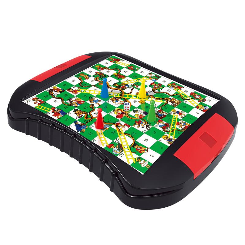 6-in-1 set of game pieces chessboards international chess flying chess backcountry chess checkers western chess snake ladder chess