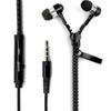 Fashion Zipper Headphones With Premium Sound And Stylish In-ear Design For Comfort