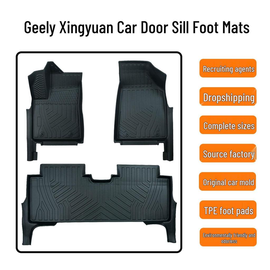 Geely Xingyuan TPE Car Floor Mats & Door Sill Protector
