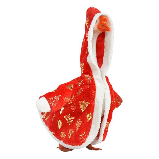 Christmas Porch Goose Outfit for 23-Inch Geese Festive Goose Clothing Breathable Seasonal Goose Apparel for Lawn Decor