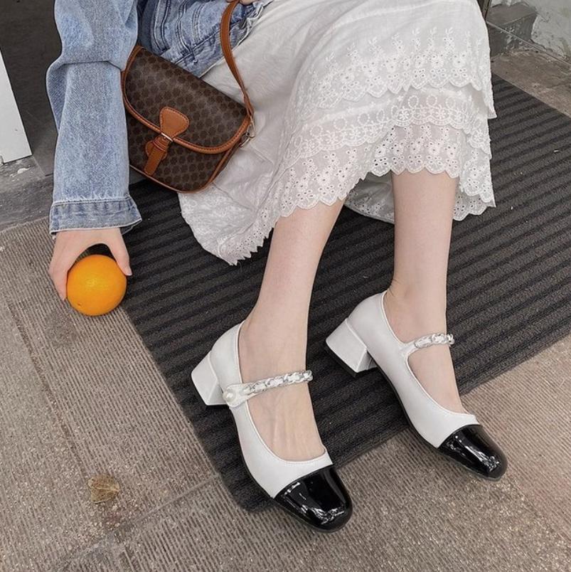 Round Head Vintage Marie Janes Shoes Summer Women Shallow Lolita Shoes 2025 New Designer Dress Shoes Elegant Pumps Femme tacones
