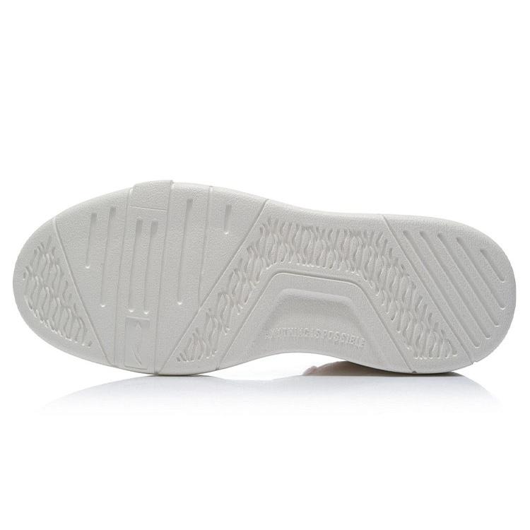 Li Ning Wave Superwave Lite Slip Resistant Abrasion Resistant Low Top Skateboard Shoes Women's Pink White AGCR156-2