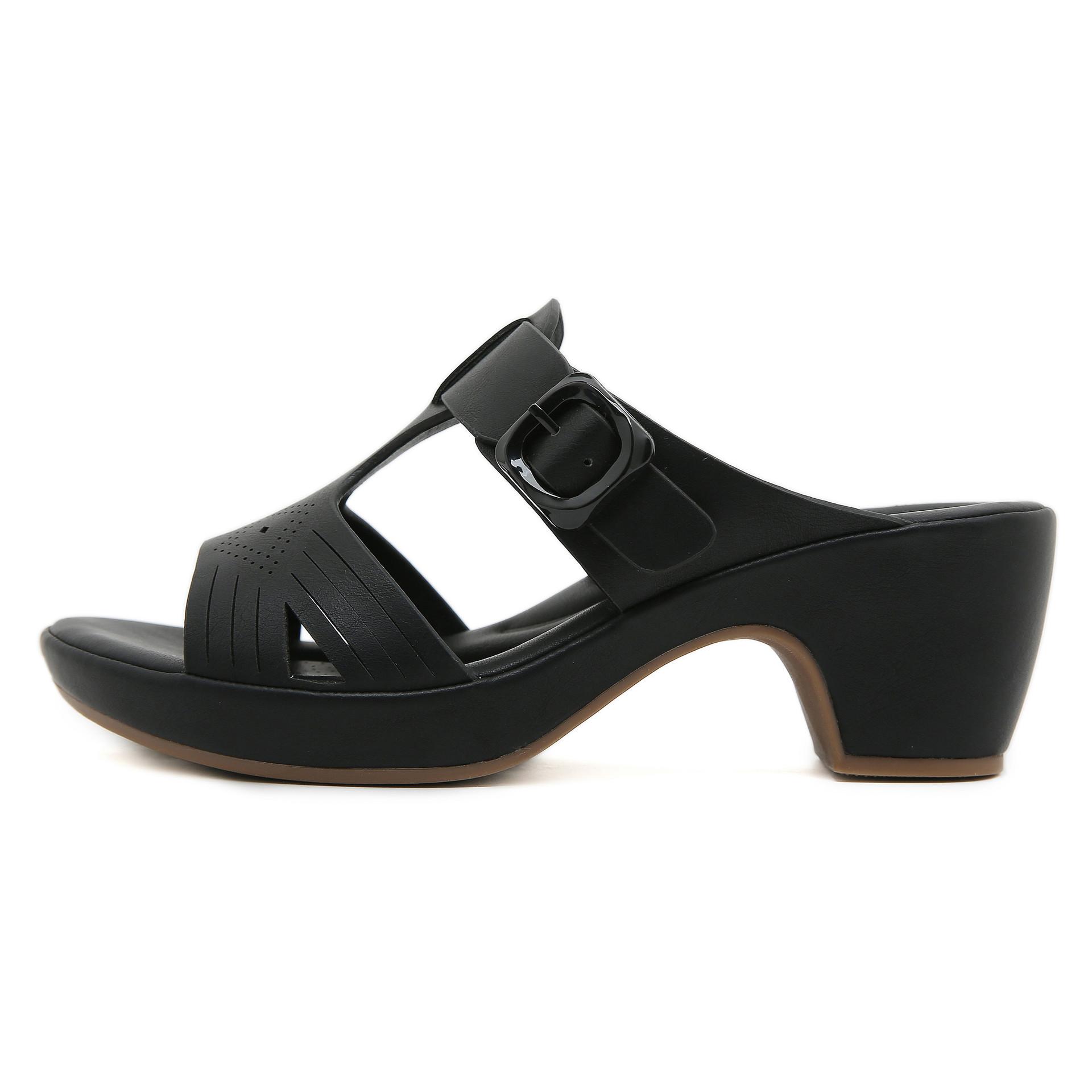 

Новые летние удобные женские сандалии на танкетке нейтрального цвета большого размера модные 41 чёрный