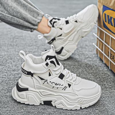 Hohe Chunky Sneakers Mode Atmungsaktive Lässige Sportschuhe Bequeme Plateau-Schuhe