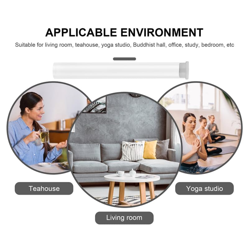 ULTECHNOVO 10 Stück Mini Acryl Probenröhrchen, Amazon Amazon Stäbchenhalter, Tragbares Stäbchenröhrchen für Teekannen