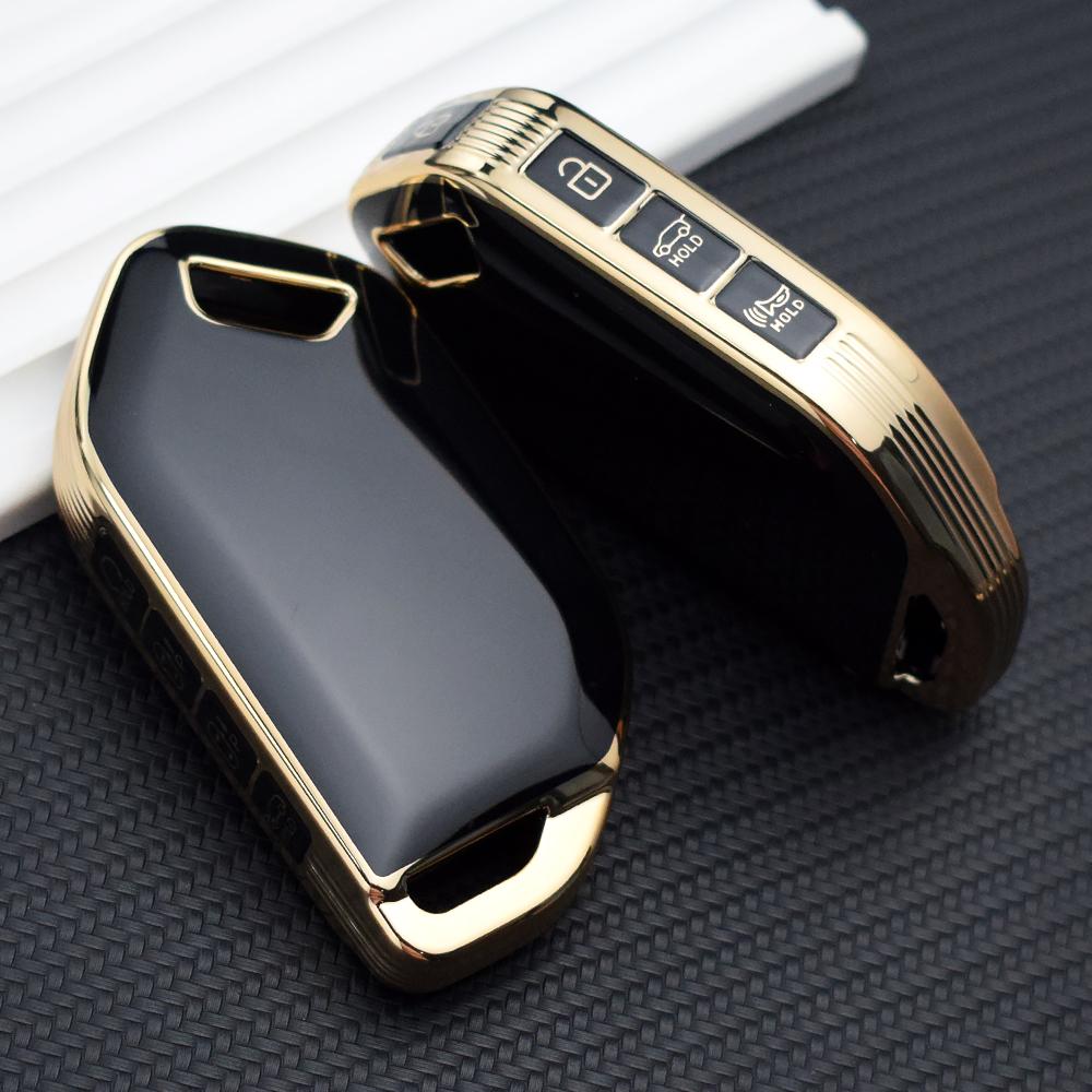 New Key Case for Kia Sorento Morning Ev9 Protector Holder Soft TPU Key Case for Kia Picanto Ev9 Accessories 2024