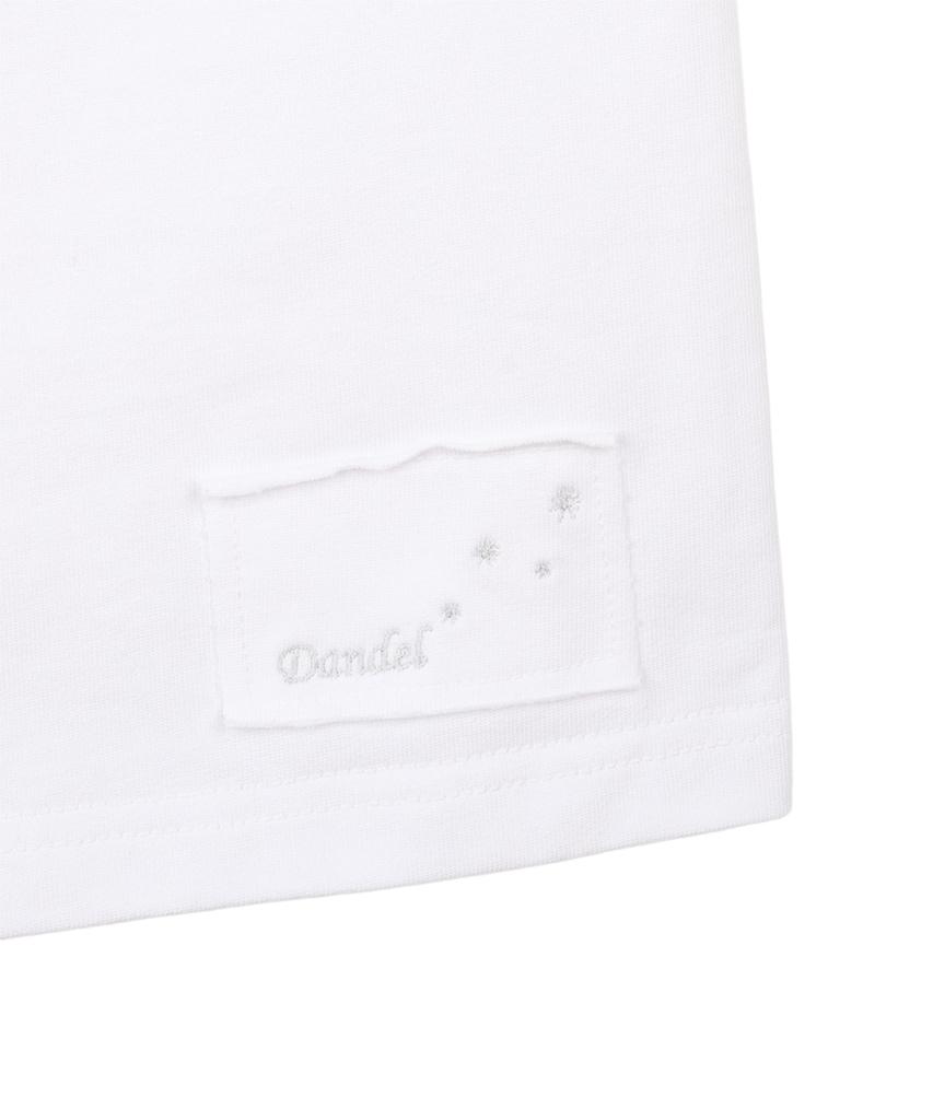 Dandel Dd Check Inset Symbol Tee (White)
