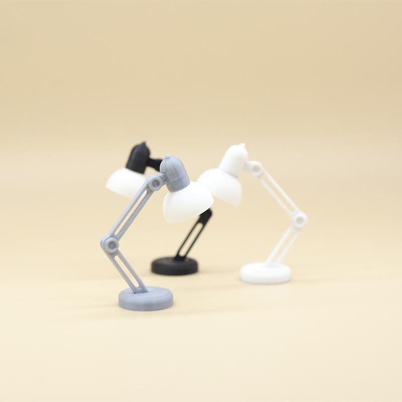 1Pcs 1/12 Miniature Dollhouse Lamp Elegant Design for Bedroom and Toy Decor