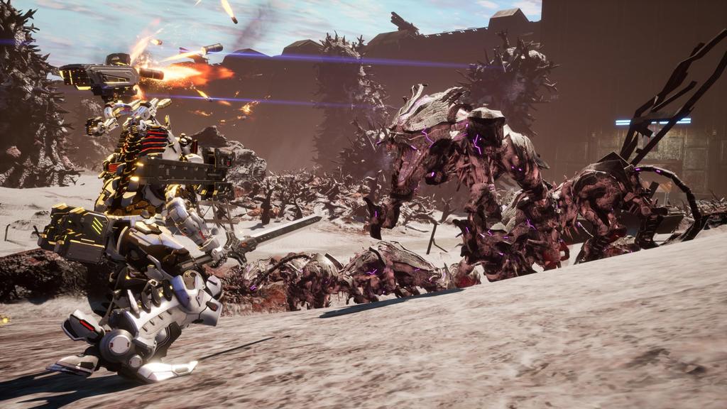 DAEMON X MACHINA TITANIC SCION PS5 Limited Metallic Equipment Shiden Long Sword Metallic Color Bonus Item Set Bonus Attachment Set 2 Released -