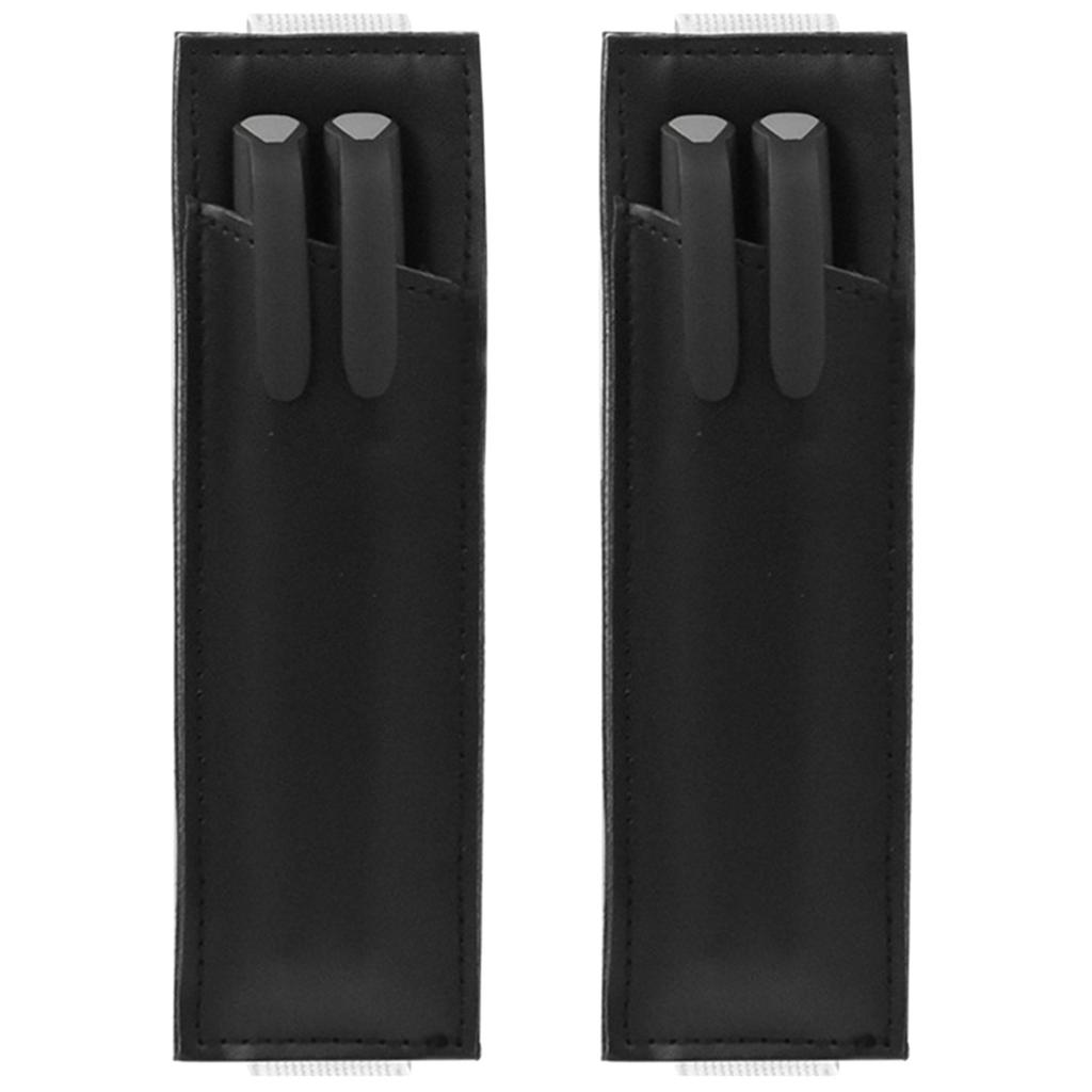 2ks Nastavitelná elastická gumička Držák na pero Kožené pouzdro na pero Nepropustné Štíhlé pouzdro na tužky pro pevné deníky