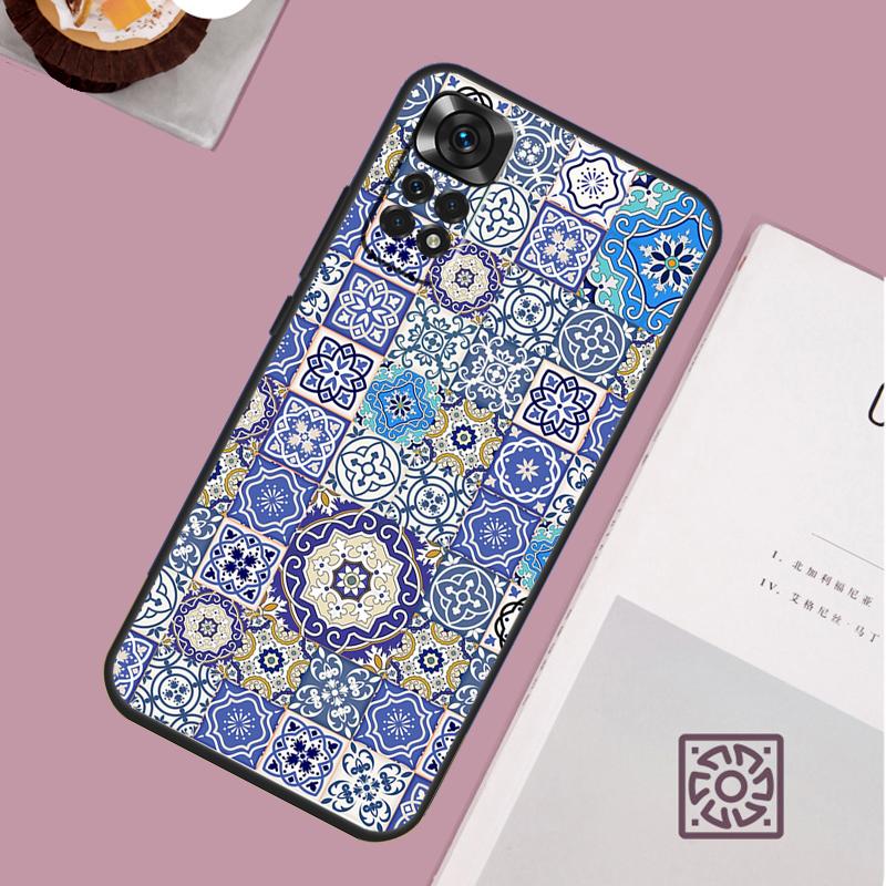 

Эстетичный чехол-мозаика в стиле бохо для Xiaomi Redmi Note 14 13 12 11 15 Pro Plus Redmi 15 13 10 10C 12C 13C 14C 15C Redmi Note 10 Pro