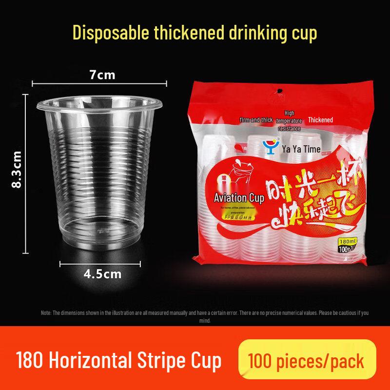 

Thickened Transparent Disposable Plastic Cups