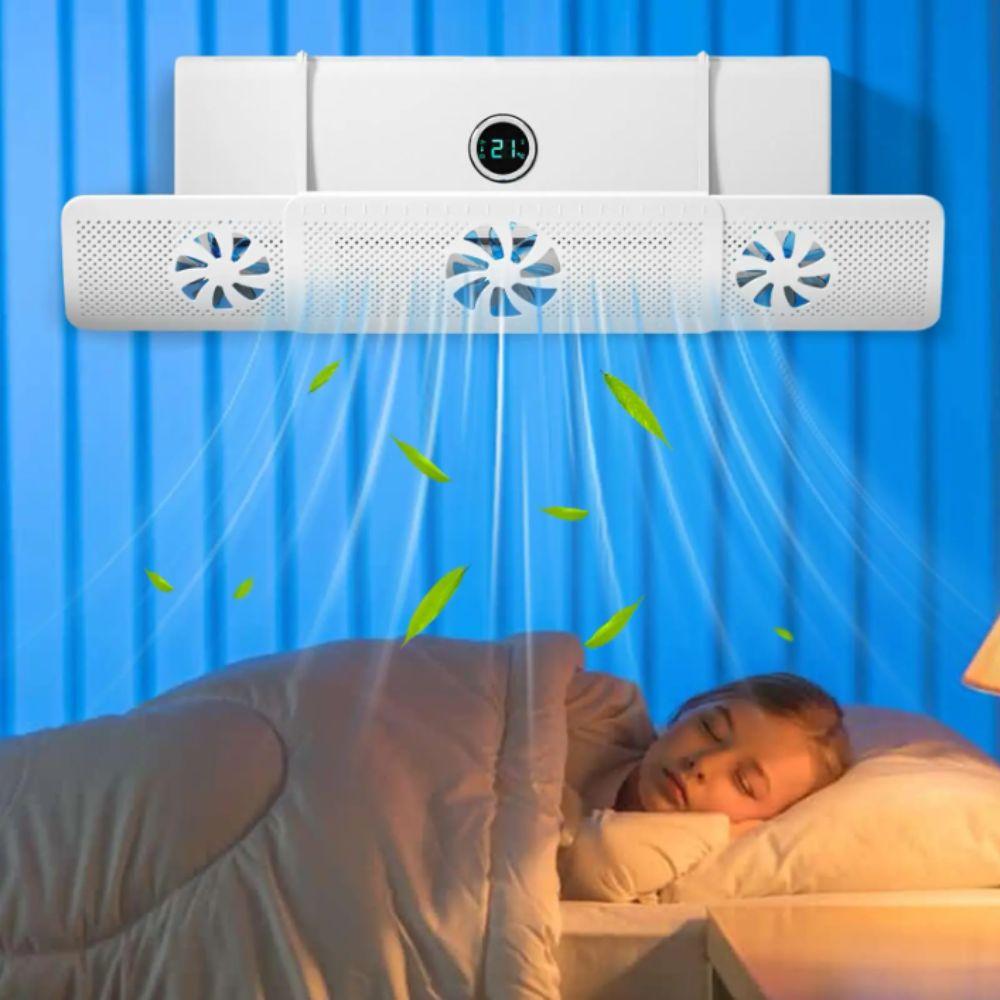 Ceiling Vents Adjustable Air Vent Baffle With 3 Fans Conditioner Baffle  For Living Room