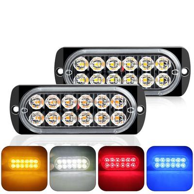 Autowaarschuwingslicht Autoverlichtingsmontage Autovrachtwagen Noodverlichting Zijlamp 12 LED Auto-styling Signaallamp LED Waarschuwingslicht