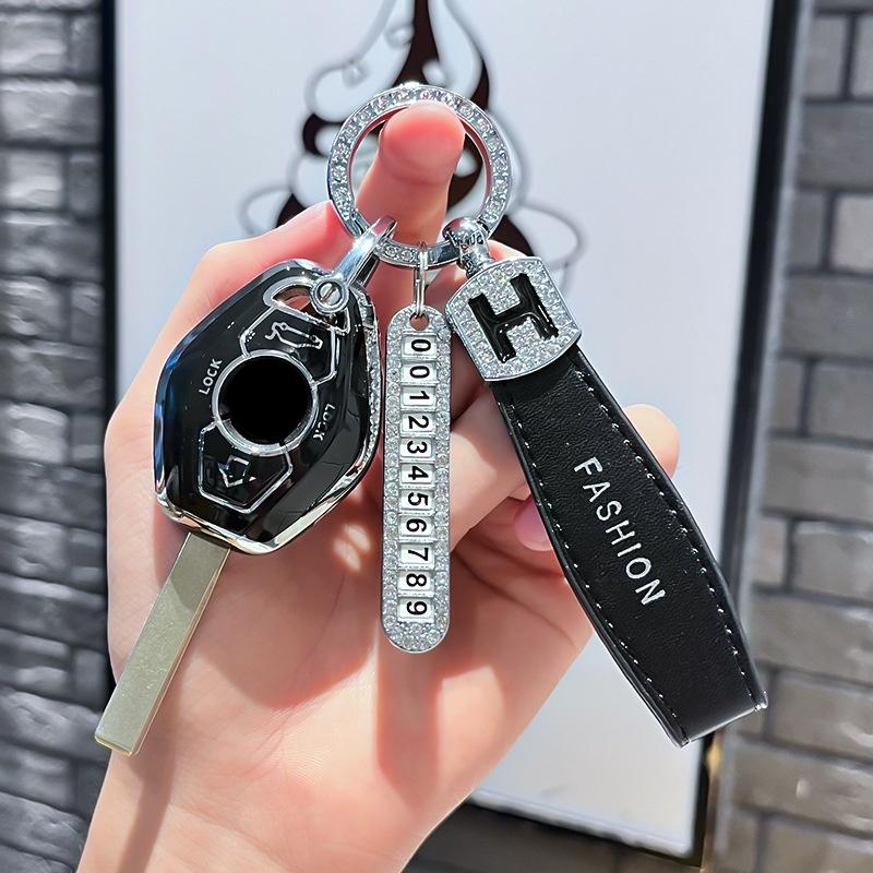 TPU Car Remote Key Case Cover Protect Shell Fob For BMW E46 E38 E39 E53 X5 X3 E83 Z3 Z4 1 3 5 7 Series 330i 315/433MHz ID44