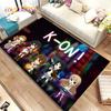 K-ON Cartoon Cute Lolita Kawaii Girls Area Rug,Carpet Rug for Living Room Bedroom Sofa Doormat Decoration, Non-slip Floor Mat 3D