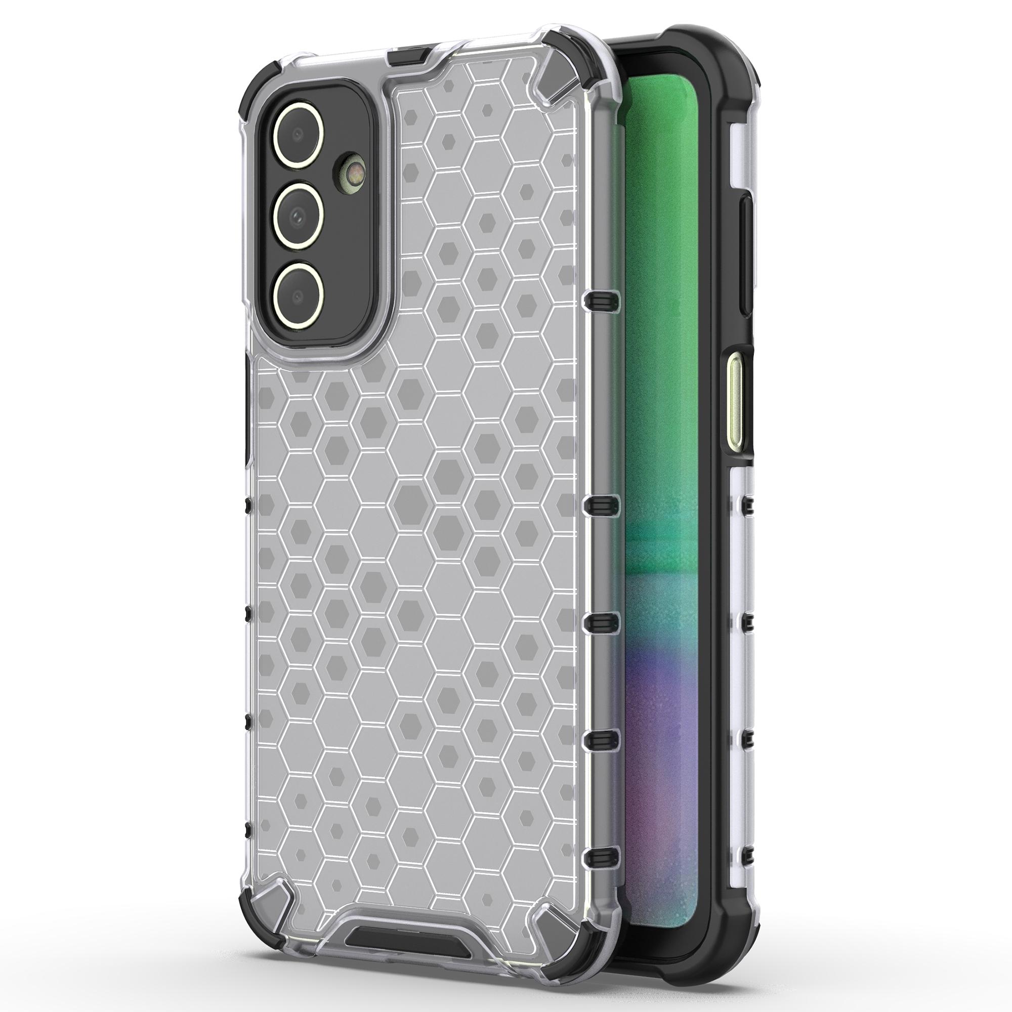 

For Samsung Galaxy A15 4G Case TPU+PC Honeycomb Phone Cover Grey