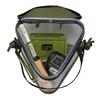 Transparent Fishing Bucket with Breathable Mesh Lid Live Fish Bucket Multi-Functional Outdoor Collapsible Bucket for Ice Fishing