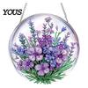 Bedroom Wall Decoration Kit DIY Rhinestone Door Sign Kit, Halloween Pumpkin Flower Animal Pattern Art Sign, Handmade Hanging Decor