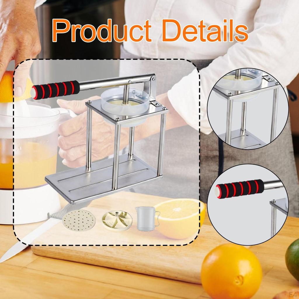 Håndpresse Fruktjuicer til Rengjøring Multifunksjonell Kommersiell eller Husholdnings Manuell Juice