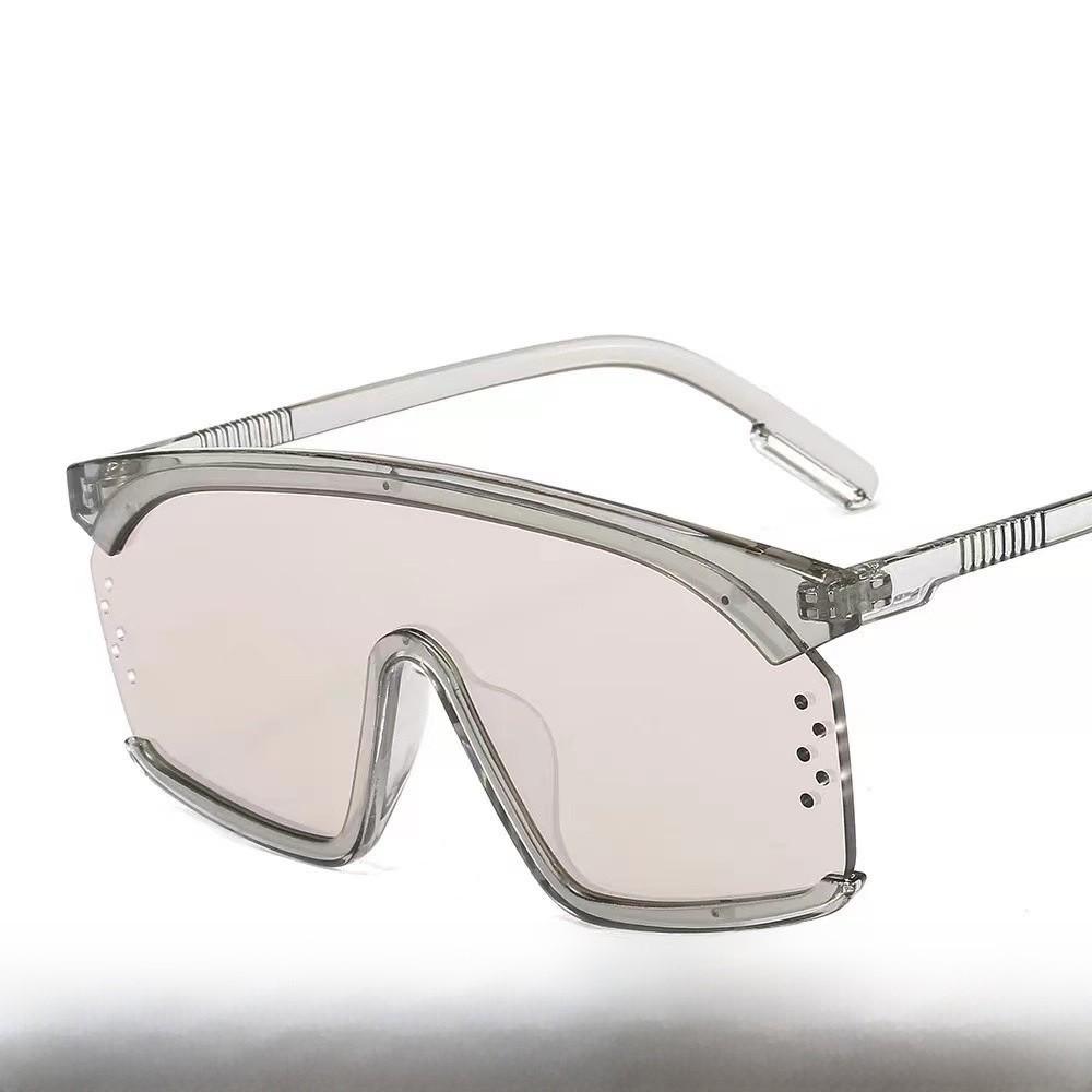 Vintage Retro Large Frame Sunglasses With Gradient Ocean Lenses For Women Summer Fashion
