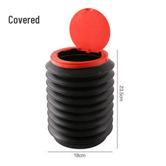 Nordic Style Corner Storage Trash Can - Lidless, Multifunctional, Press Ring Type