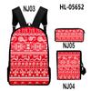 Trendy Popular Tribal patterns 3D Print 3pcs/Set pupil School Bags Laptop Daypack Backpack Inclined shoulder bag Pencil Case