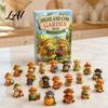 Indoor Festive Decorations Highland Cow Garden Advent Calendar 2026 24 Day Christmas Countdown with 2D Cute Animal Hanging Decor Acrylic Collectible