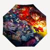 1pc Creative Anime Demon Slayer Character Pattern Automatic Umbrella is Fashionable and Good-Looking, a Portable 3-Fold Umbrella, Suitable f