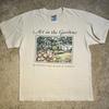 Vintage 90s Art In The Botanical Gardens T-shirt Mens L Cottage Indie Single Emo