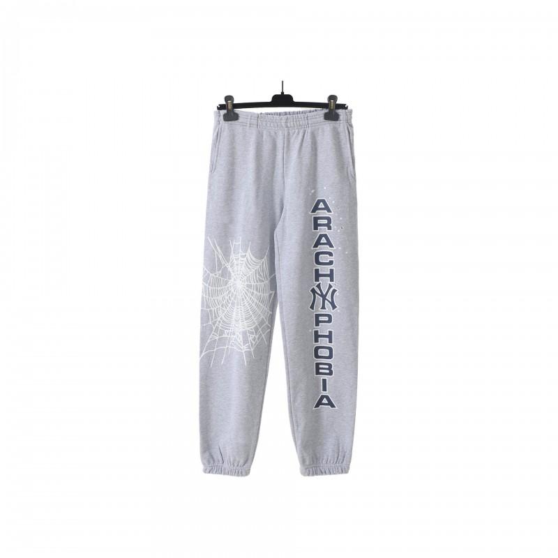 Mens Spiderweb Print Hooded Sweatshirt Casual Jogger Pants Set - Loose Fit Cotton Blend Streetwear Teens