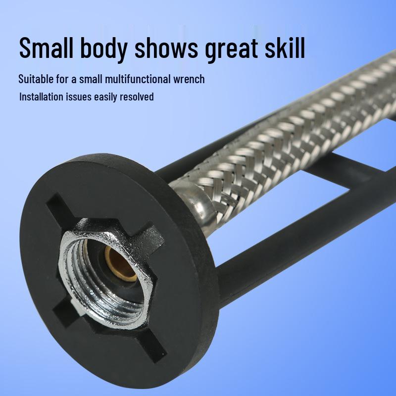 Multifunctional Bathroom Sink Wrench: Socket, Faucet, Pipe Installation & Disassembly Tool