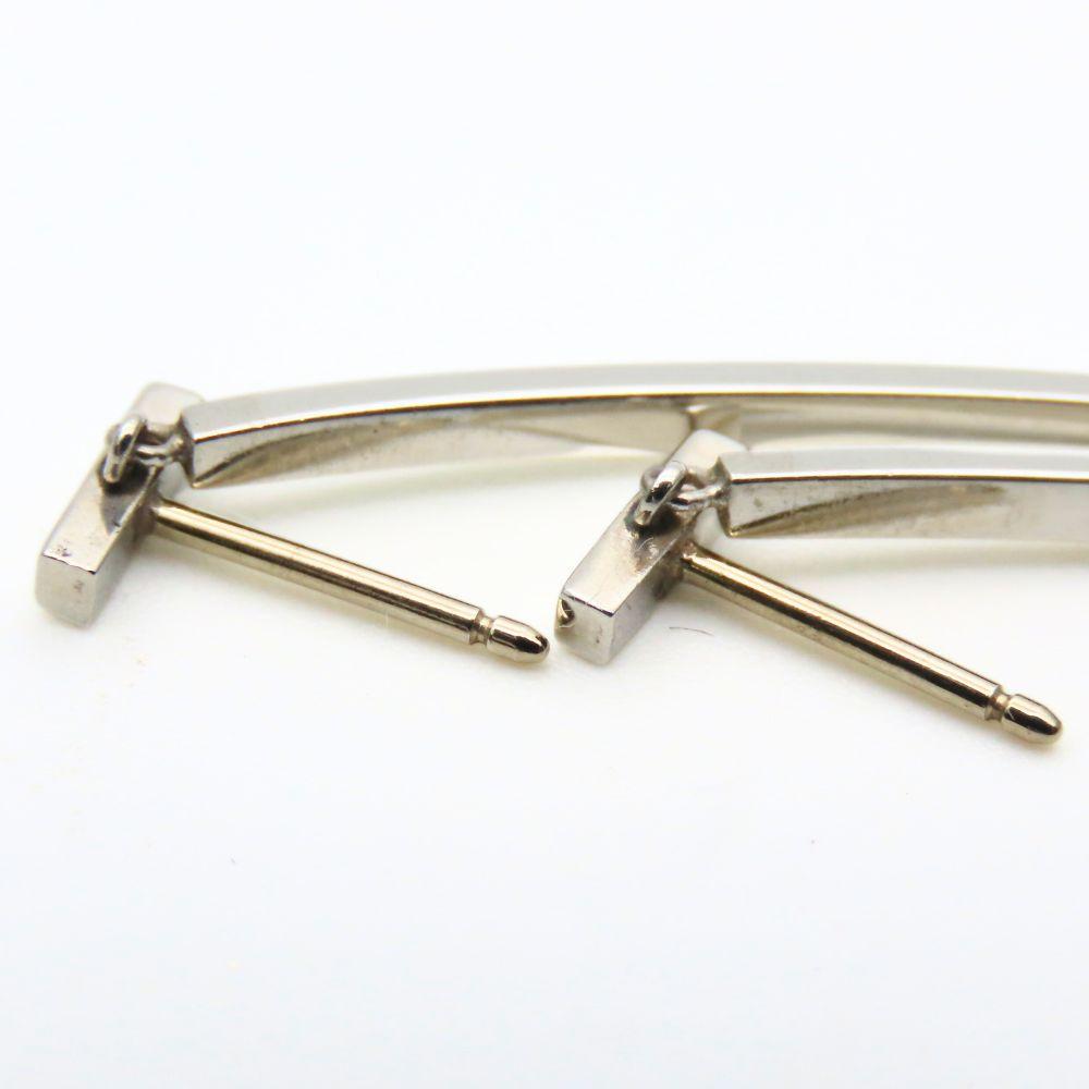 Used TIFFANY&Co. Pierce T Wire Bar Silver925 2.8g Silver Swing