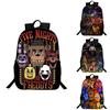 Vibrant Five Nights At Freddy's Backpack With Anime Pattern For Kids And Students