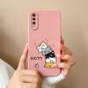 For Samsung Galaxy A50 A50S Phone Case Cartoon Liquid Silicone Full Coverage Anti Drop Shell For Samsung A 50 A50 S Bumper Funda