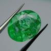 7 Ct Loose Gemstone Colombian Natural Green Emerald Oval Cut Ring Size