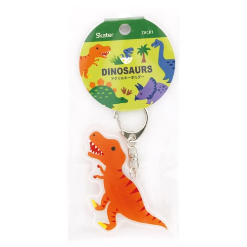 Skater Acrylic Keychain Dinosaur Tyrannosaurus ZACK1-A