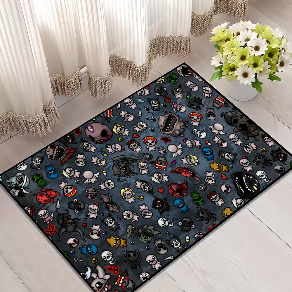 

Game The Binding of Isaac Horror Door Mat For Bedroom Decoration Kitchen Bath Carpet House Super Absorbent Rug Foot Non-slip SJR40x60CM