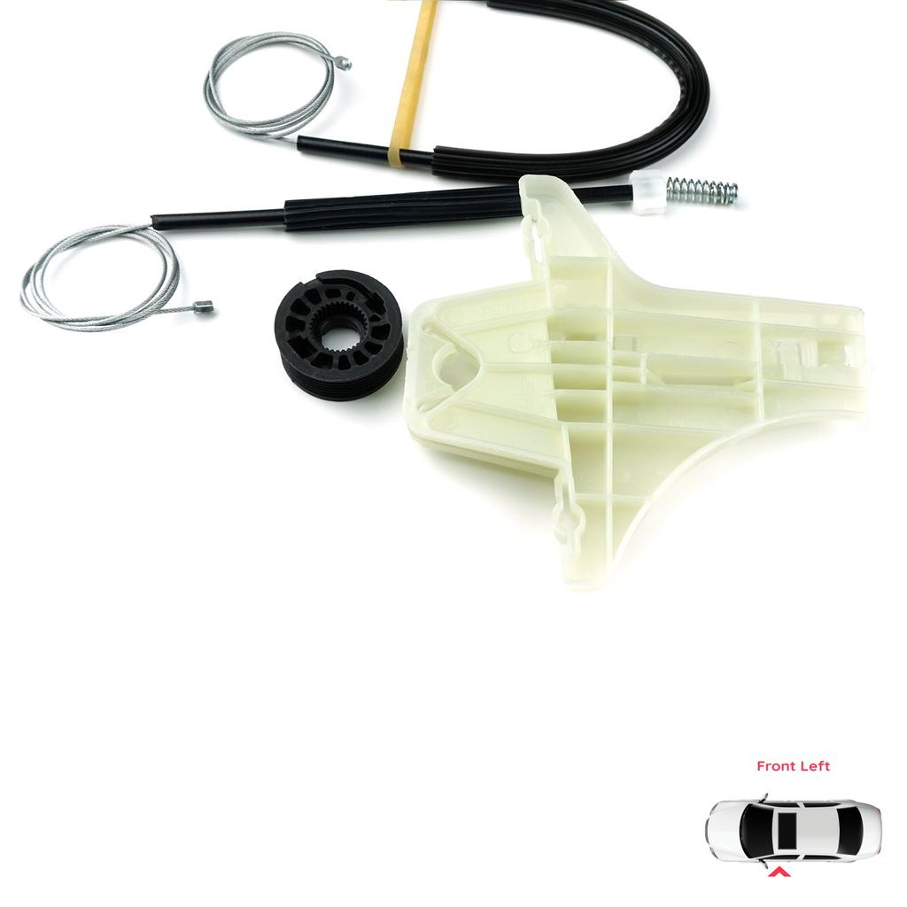 BWR5080 Window Regulator Repair Kit Front Left for VW Amarok MK1 2H 2010-2022 4-Door Pickup 2H0837401