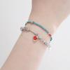 821WEBSERVICE rondel pendant bracelet (color)