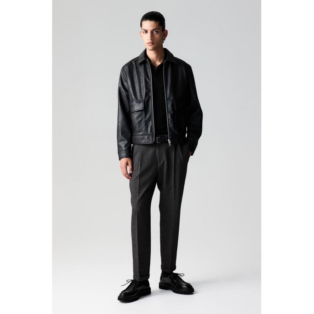 

Брюки HM Regular Fit Tailored темно-серые