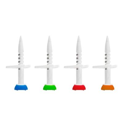 4pcs Plastic Golf Tees Height Adjustable Ball Tees Stable Golf Training Ball Tees Stand for Golfers Practice Accessories