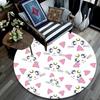 Sailor Moon5,Round Area Rug,Carpet Rug for Living Room Bedroom Sofa Playroom Decor,Non-slip Floor Mat