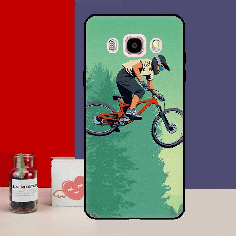 Cyklistický umělecký obal na kolo pro Samsung Galaxy J6 J4 Plus 2018 J8 A6 A7 A8 A9 J1 J3 J5 J7 2016 A3 A5 2017 Coque