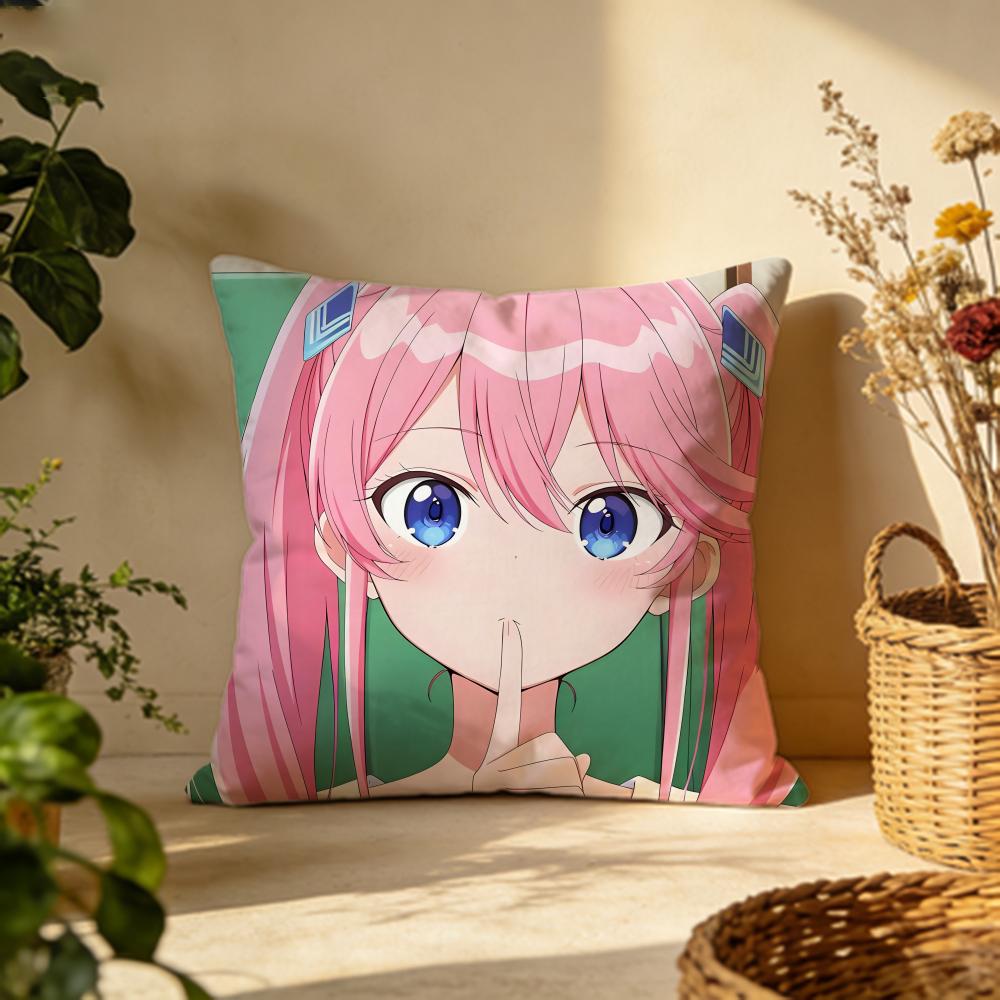 Stylish Sshiunji ke no Kodomo tachied Cushion Cover Versatile DoubleSided Pillow Case Fit for Sofa Bed Car  Daily Decor