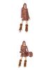 Halloween Hippie Tassel Costume Set: Retro Bohemian Skirt, Euro-American Hip Hop Cosplay