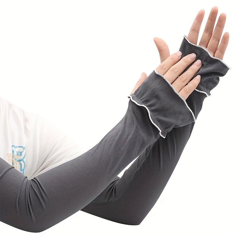 Relaxed Cooling Breathable Moisture-Wicking Fashion Running Driving Outdoor Sports Summer Sleeves for Women