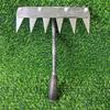 Multifunctional Farm Tools: Iron Rake & Weeding Hoe for Tilling, Loosening Soil, and Raking Grass